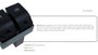 Imagen de INT ALZA CRISTALES DELANTERO CENTRAL VW FOX 2004-2010 GOL